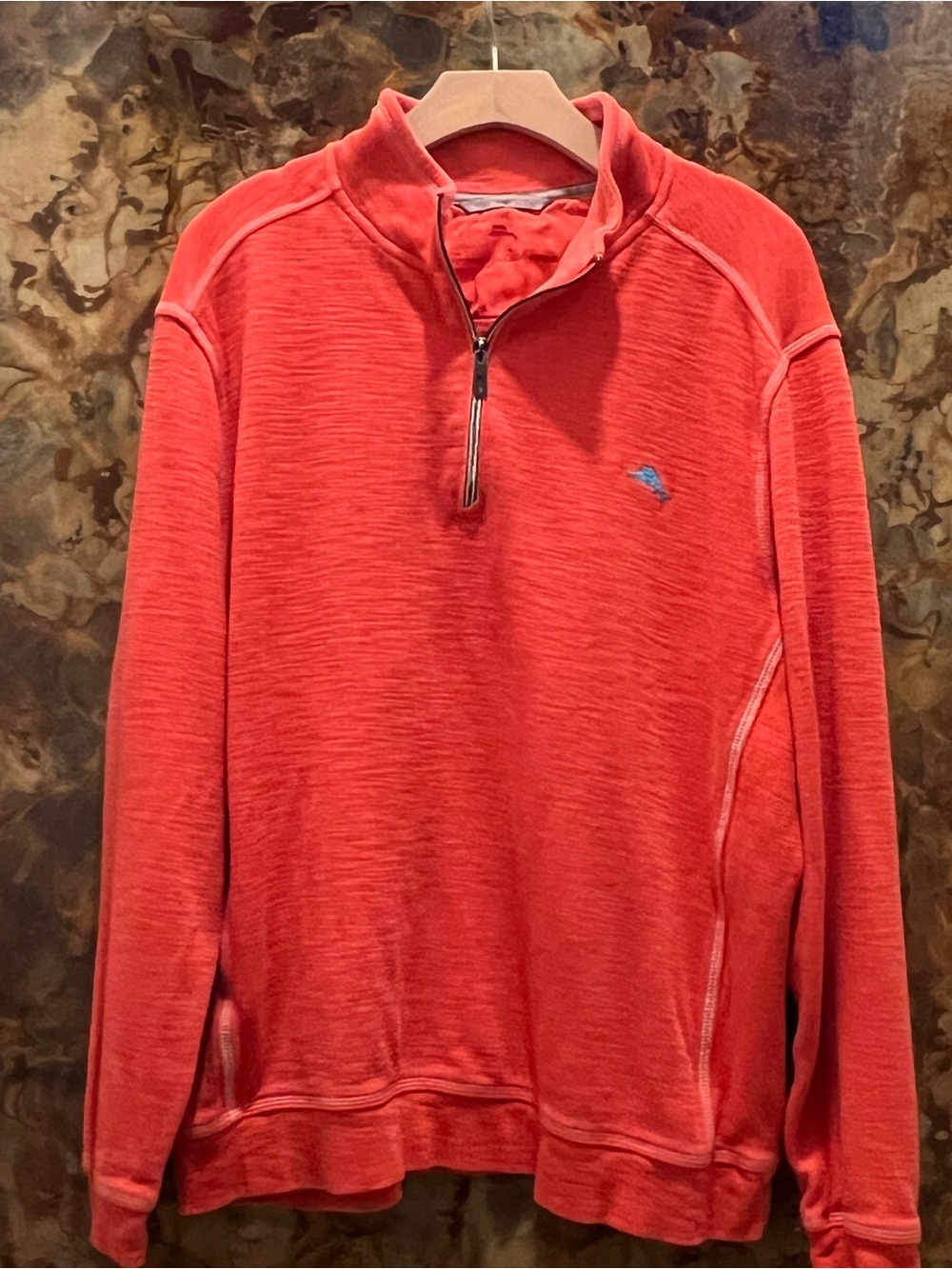 Tommy Bahama Coral Quarter-Zip Pullover